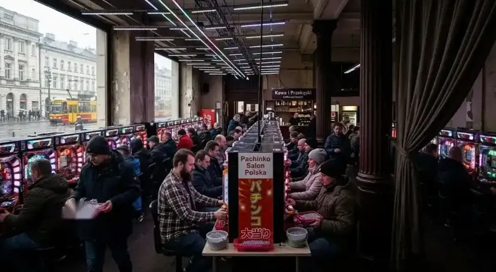 Goście przy maszynach